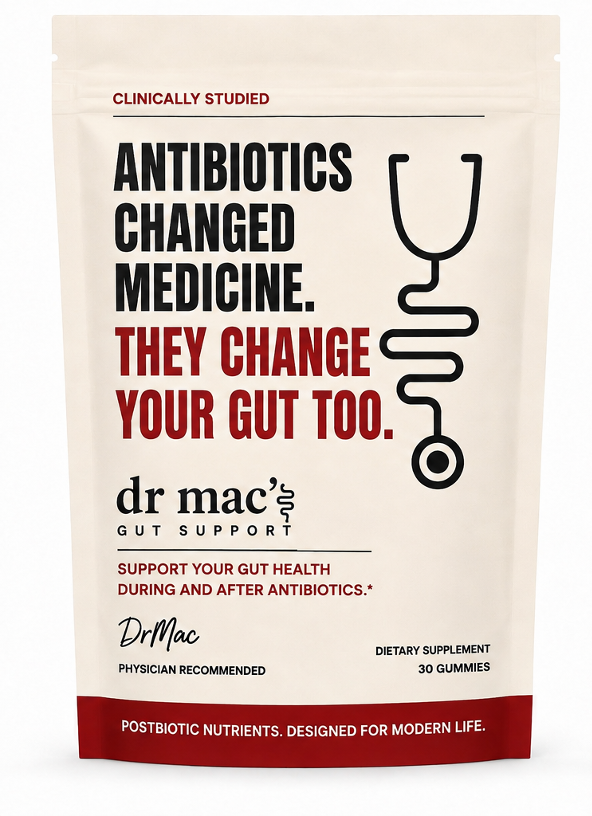 dr mac's Gut Support Gummies pouch